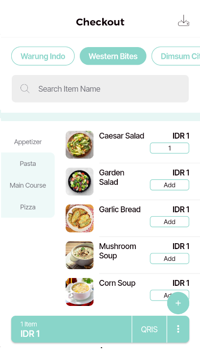 Checkout Add Item